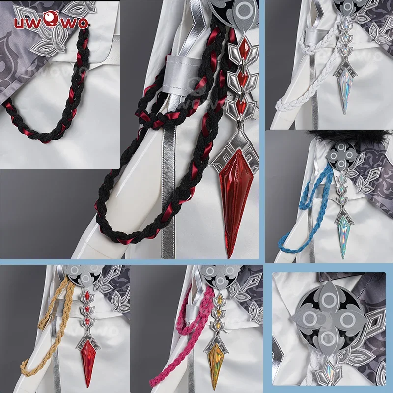 Genshin Impact: Harlequin/Doctor/Tartaglia/Sandrone/Columbina Fatui Harbingers Universal Coat Snezhnaya Cosplay