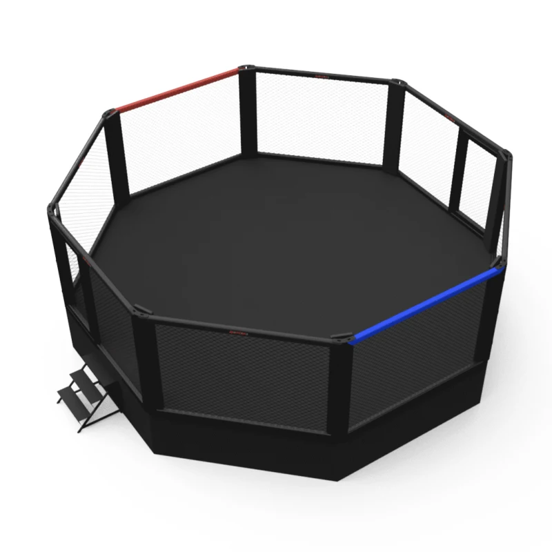 UFC Fighting Восьмиугольная клетка Напольная клетка MMA Восьмиугольная для продажи 3D-дизайн бесплатно