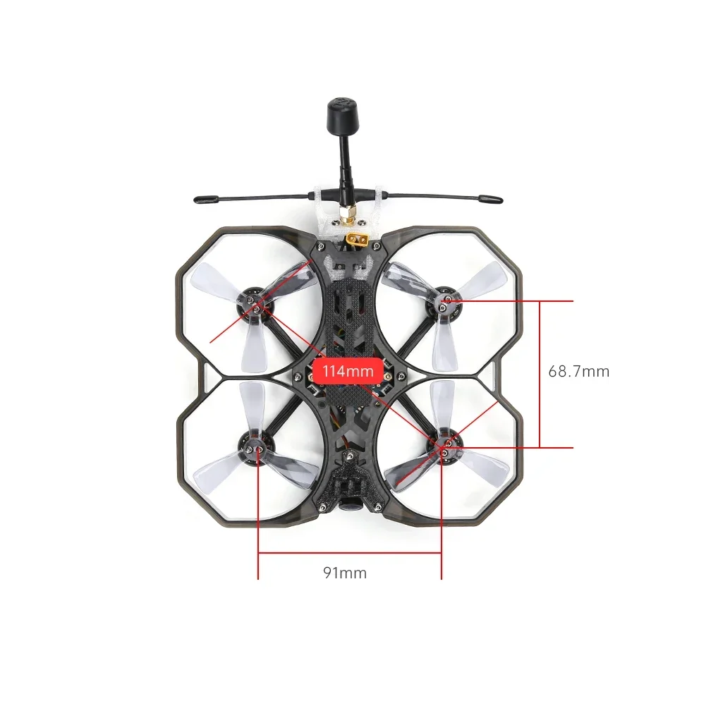 Limited Clearance IFlight Protek25 2.5inch FPV Cinewhoop Drone SucceX-D 20A Whoop AIO 600mW RaceCam R1 Mini XING 1404 4600KV 4S