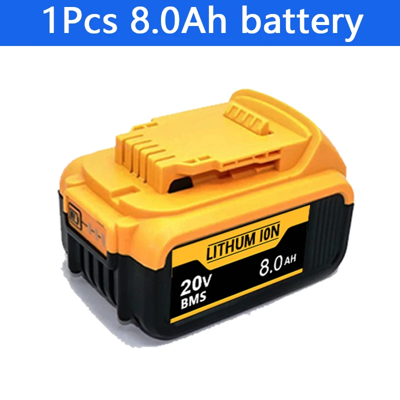 Originele Dewalt 20V oplaadbare gereedschapsbatterij DCB200 DCB201 DCB206 20v 6AH 8AH 12AH. Voor Dewalt 18V 20V gereedschapsbatterij.
