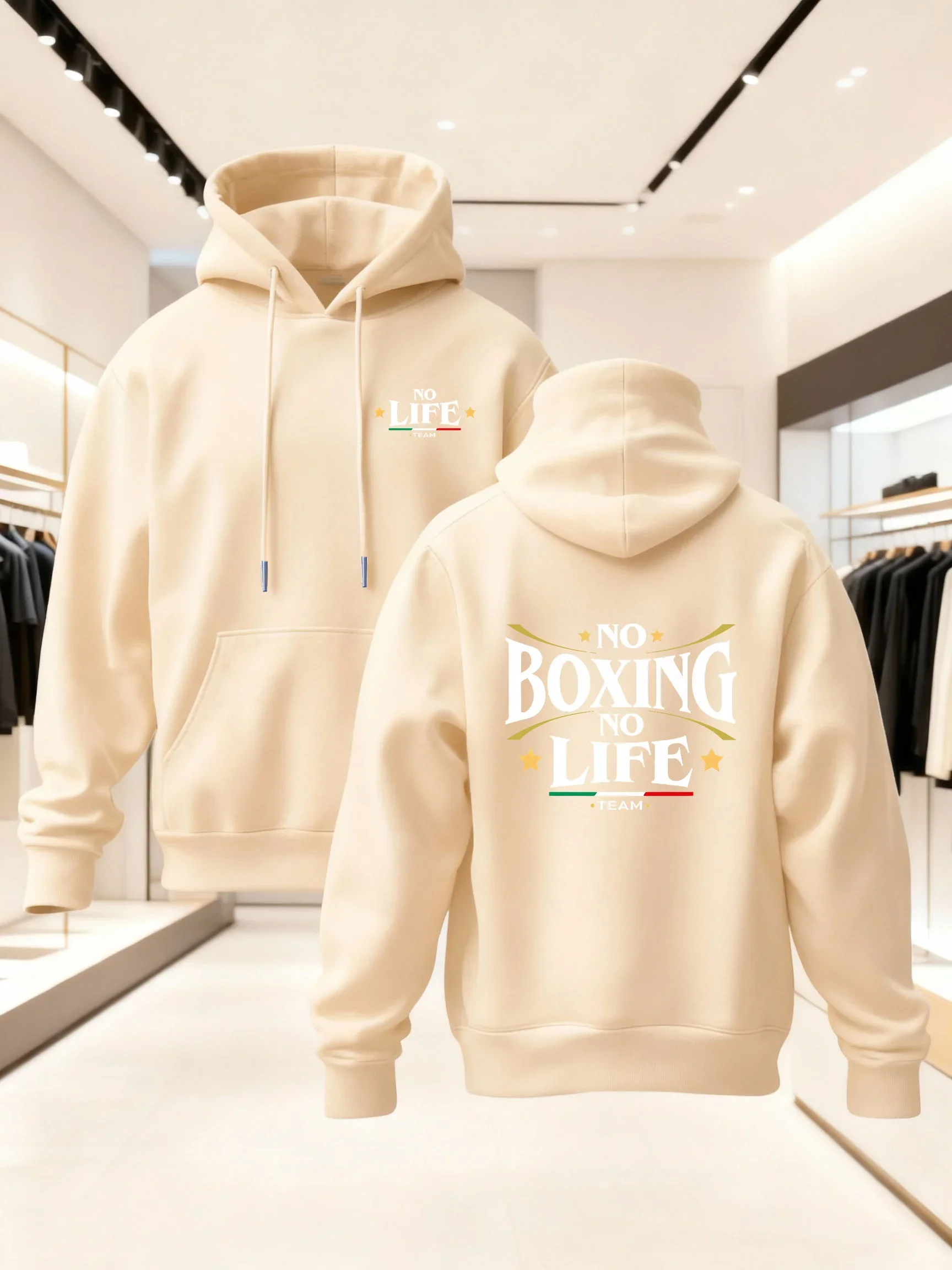 Fight Hoodie Unisex Boxen Boxer Gym Fitness Kampfsport Team MMA Training Italien Trendige Oversized Sport-Sweatshirts – Detail 10