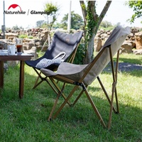 Naturehike Camping Chair - Folding Office Nap Chair Load Capacity 120KG, Chair Cover Detached, 600DWear Resistant Oxford Cloth