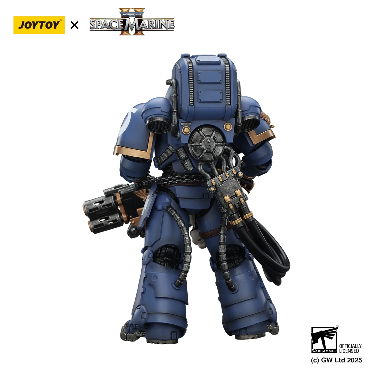 JOYTOY Warhammer 40K 1/18 Action Figure Ultramarines Heavy Artificer Armor with Relic Multi-Melta Anime Military Model