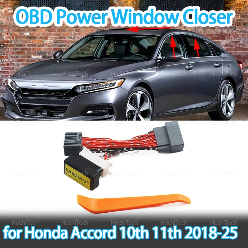 

Для Honda Accord CV1 CV2 CV3 10-го поколения CT1 CY2 11-го поколения 2018-2025: Модуль управления стеклоподъемниками с функцией автоматического закрытия/открытия, Plug and Play