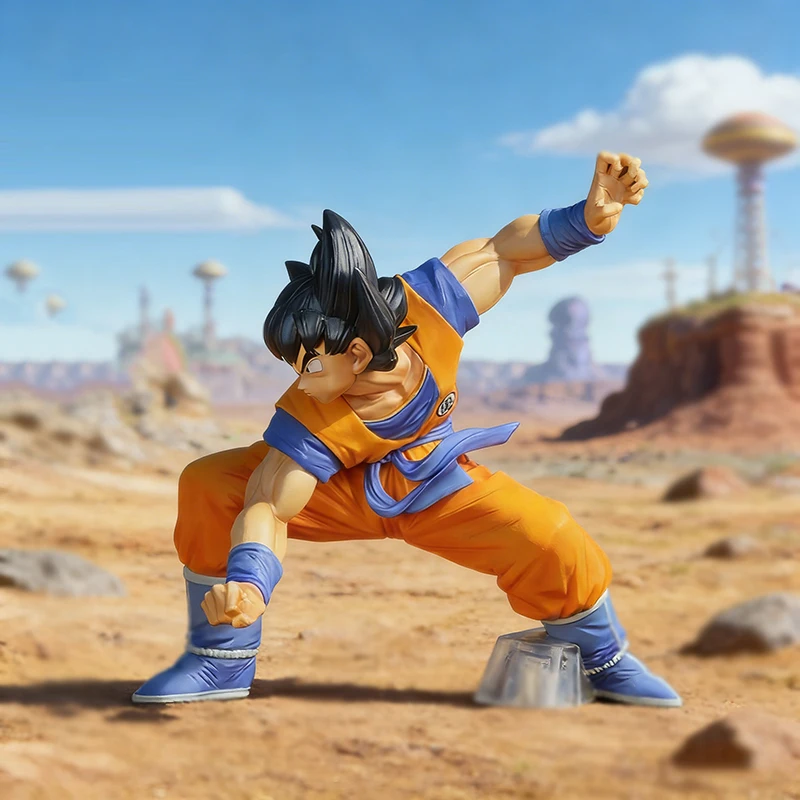 

20CM Anime Dragon Ball Action Figures Super Saiyan Son Goku Figurine Plan Activation Statue PVC Collectible Model Gift