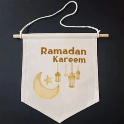 라마단 전면 문짝 표지판, 무바라크 벽걸이 라마단 배너, 가정 방 용품, 이슬람 Eid 호의 선물
