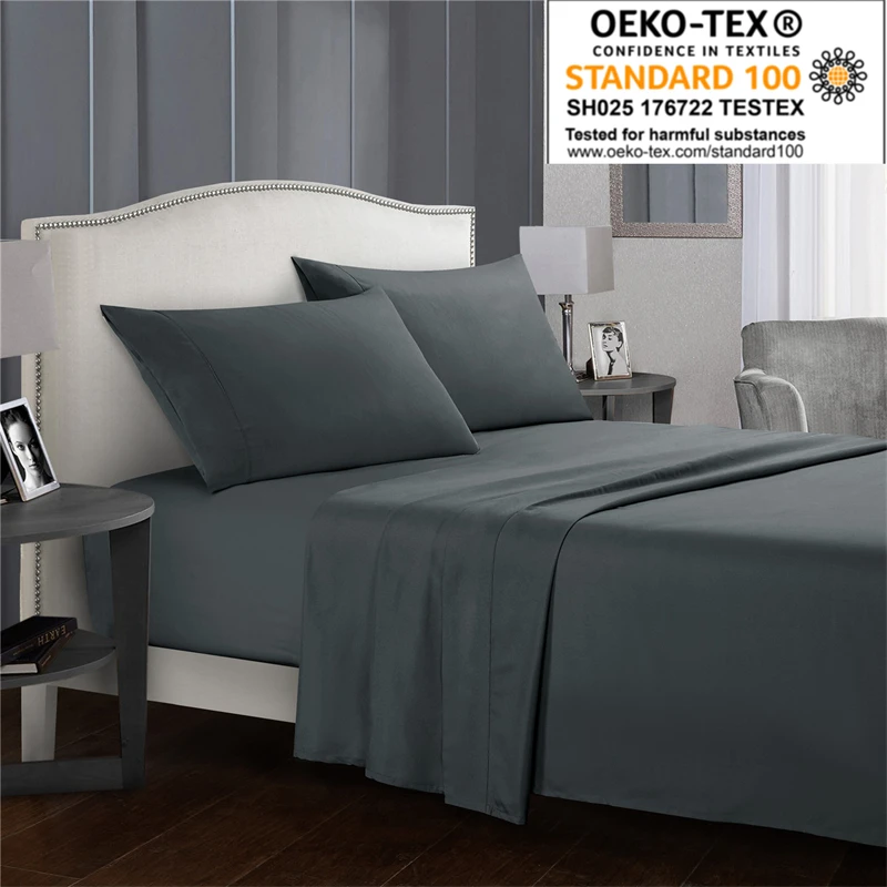 High-quality Simple King Size Bed Sheet Set Soft Comfortable Fitted Sheets