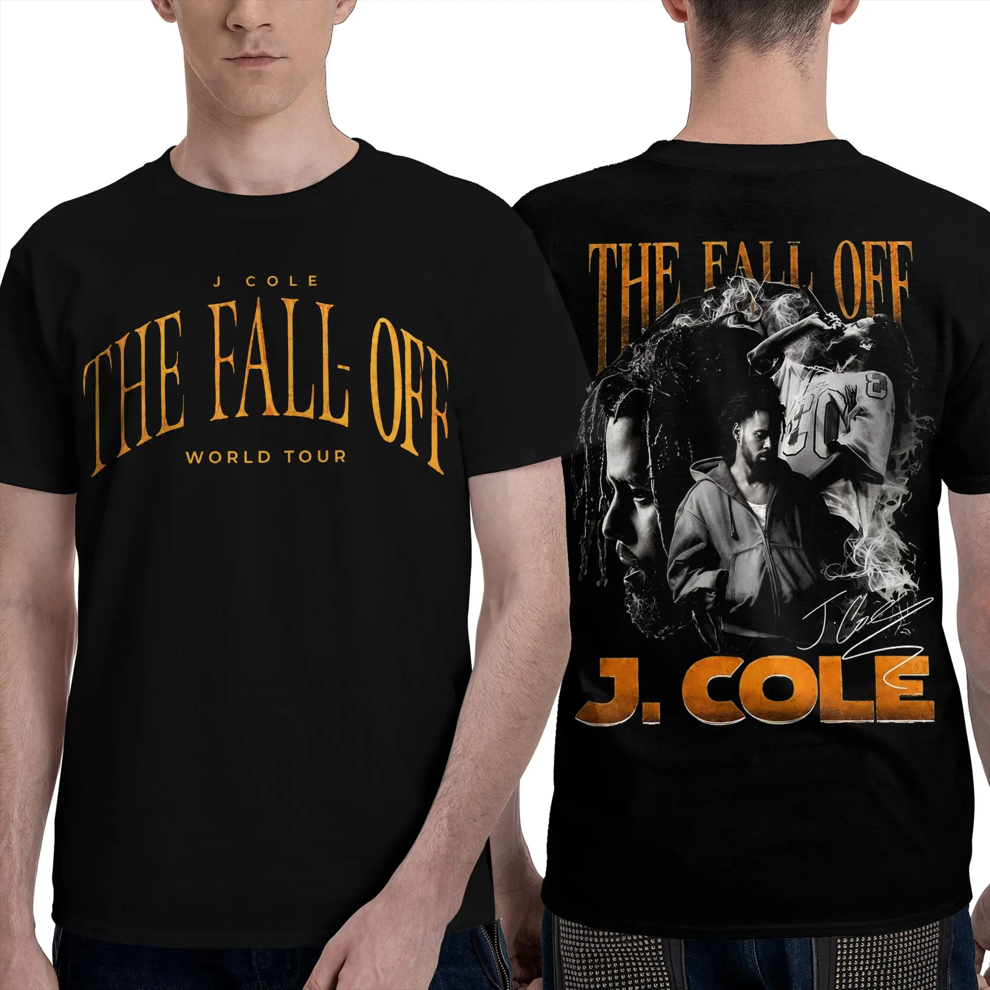 New Arrival Men Women J Cole The Fall Off 2026 Tour Shirt Accessories  Pure Cotton Tops T-shirt Graphic Print Tees