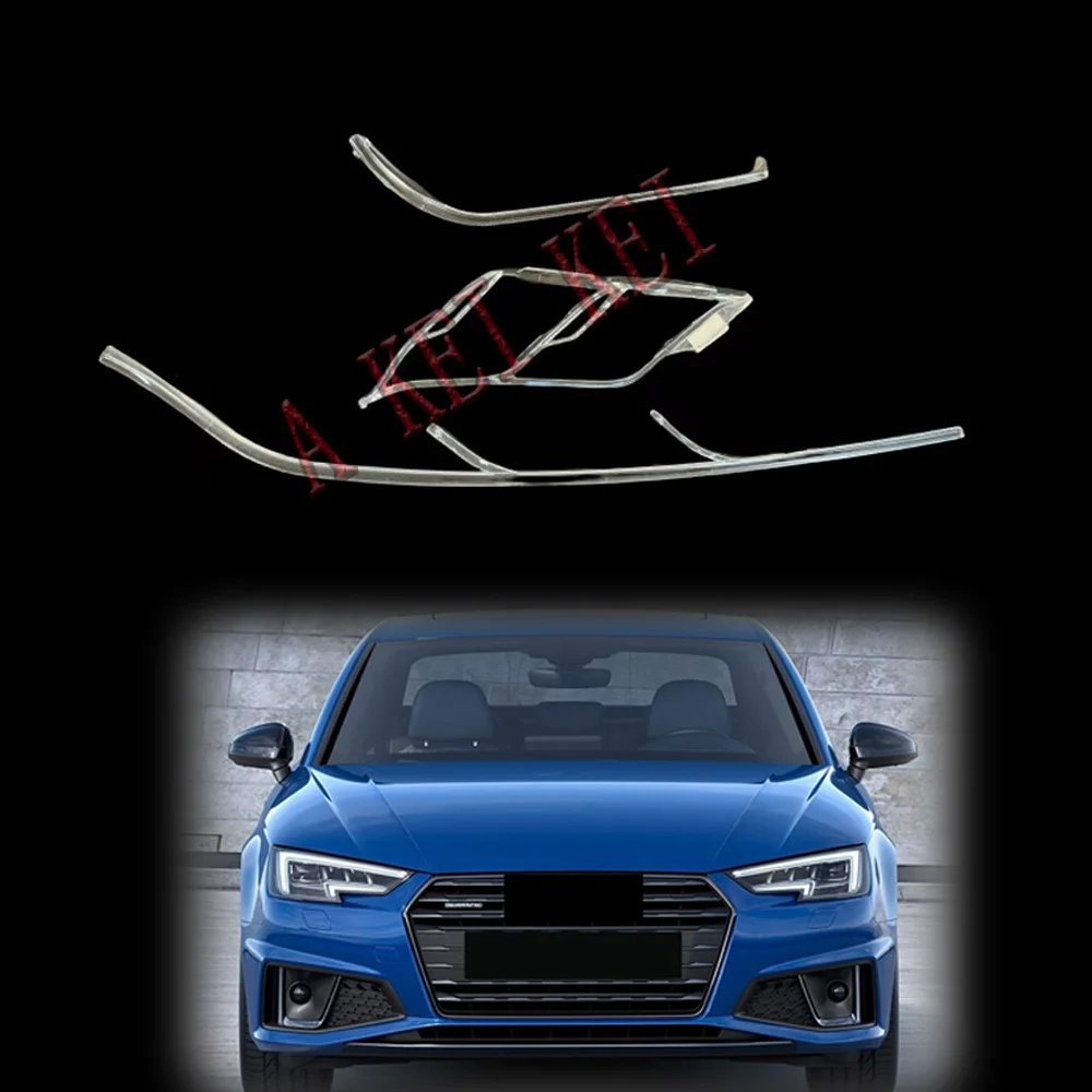 

for Audi A4 A4L B9 S4 2017-2019 DRL Car Matrix LED Headlight Light DRL Guide Plate Daytime Running Light Tube Bar