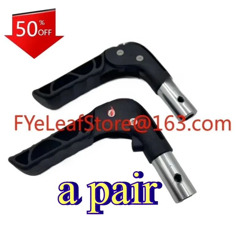 

Спортивная инвалидная коляска из алюминиевого сплава 180° ° Складная задняя ручка, монтажная труба диаметром 22 мм, аксессуары