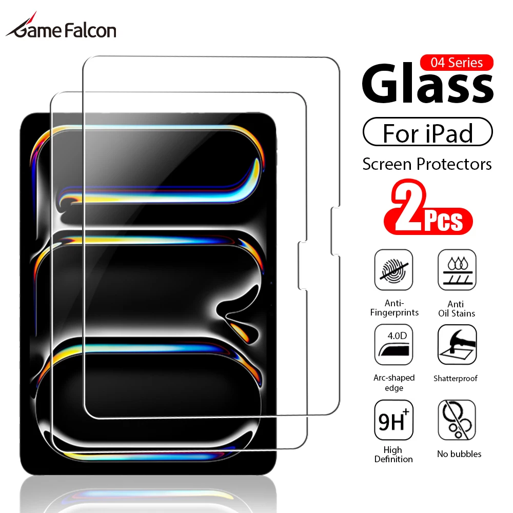 

Tempered Glass Screen Protector For Ipad Pro 11 M2 M4 2024 10th 9th 9 Generation For Ipad Air 6 5 4 3 Mini 7 6 7th 8th 10.2 Film