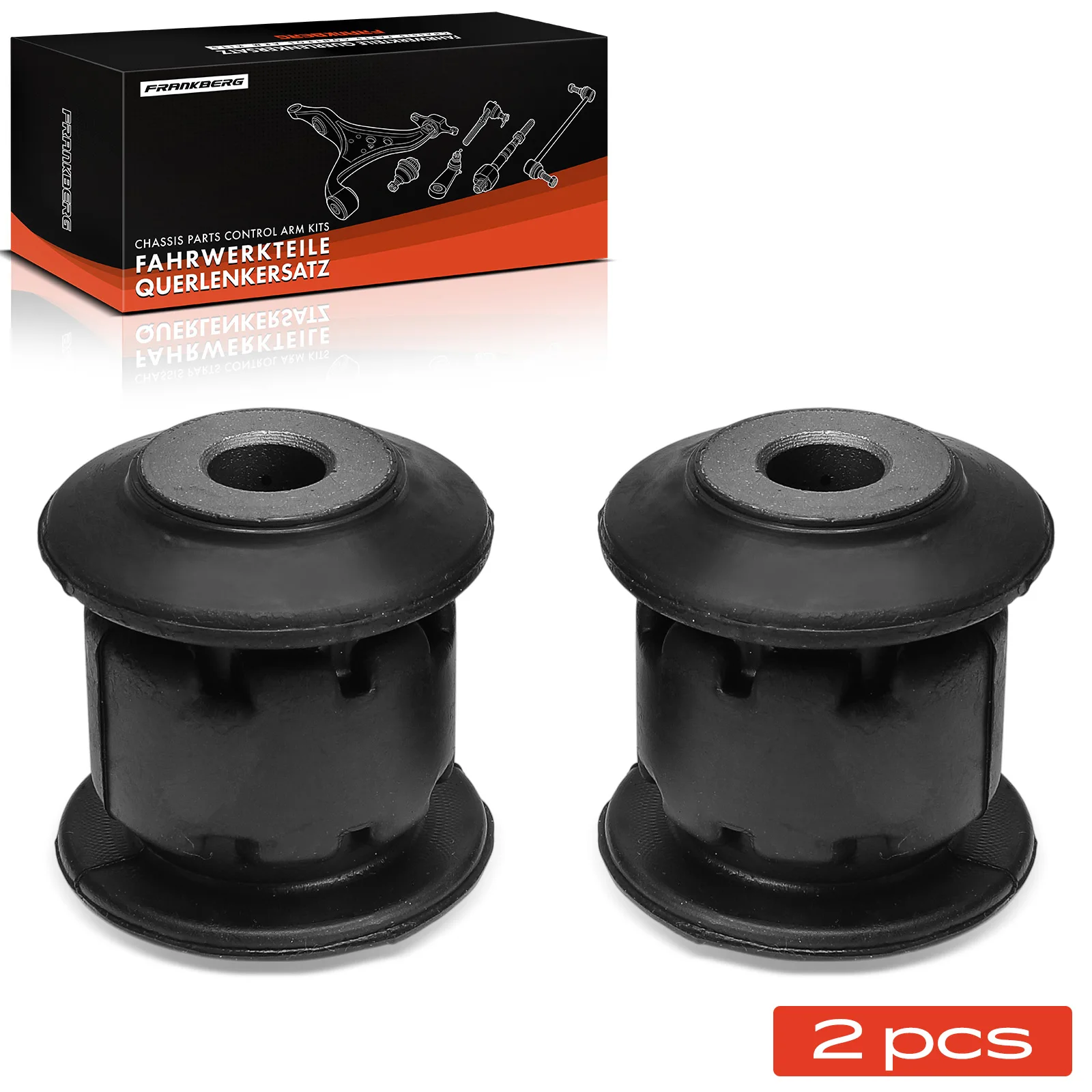 Frankberg 2x Lagerbuchse Querlenker Vorderachse für VW Golf 5 6 Plus Audi A3 Q3 TT Seat K200094 5Q0407182 GS70403 1K0407182