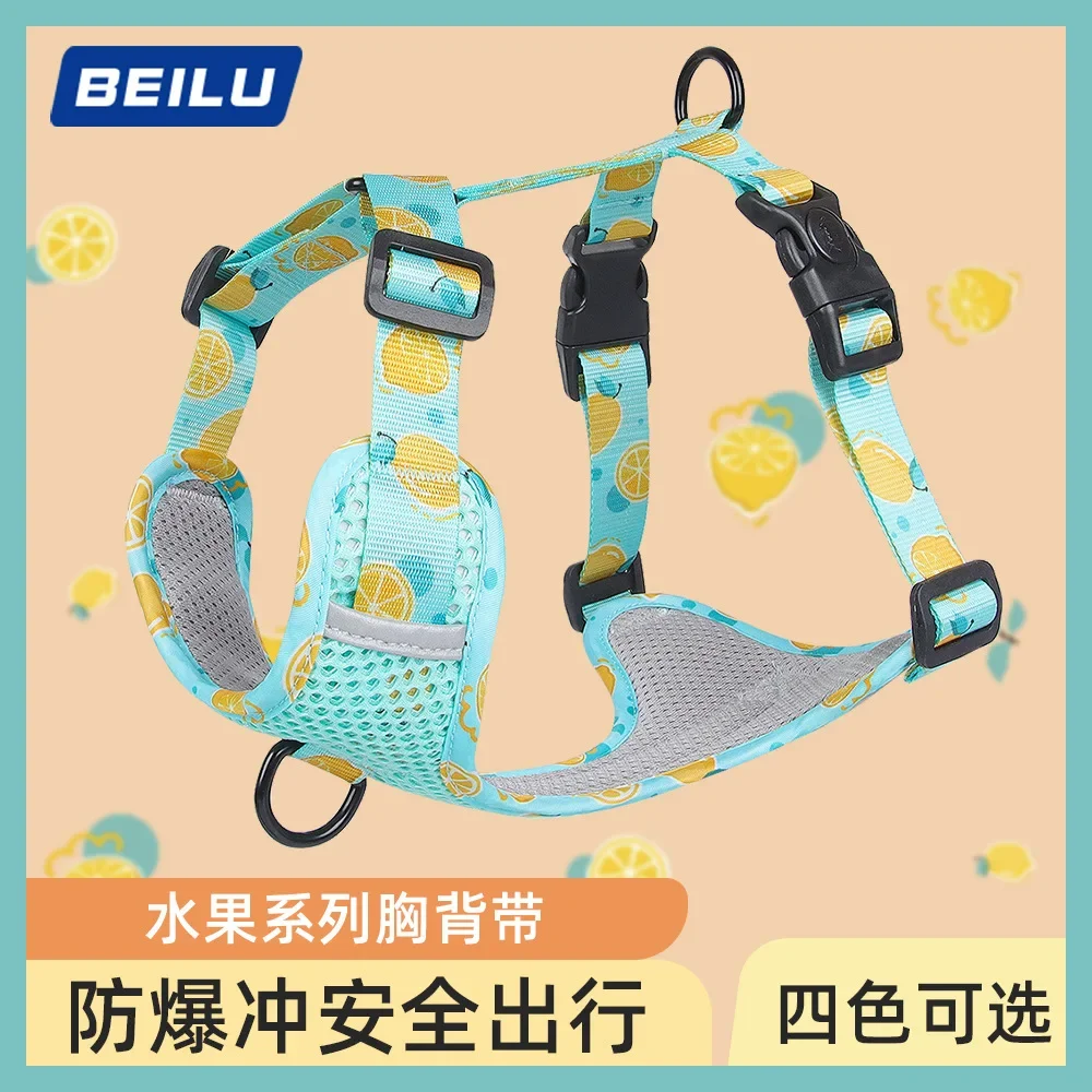 

New Reflective Dog Vest Harness Big Dog Leash Collar Explosion Proof Pet Dog Walking Accessories Pet Products