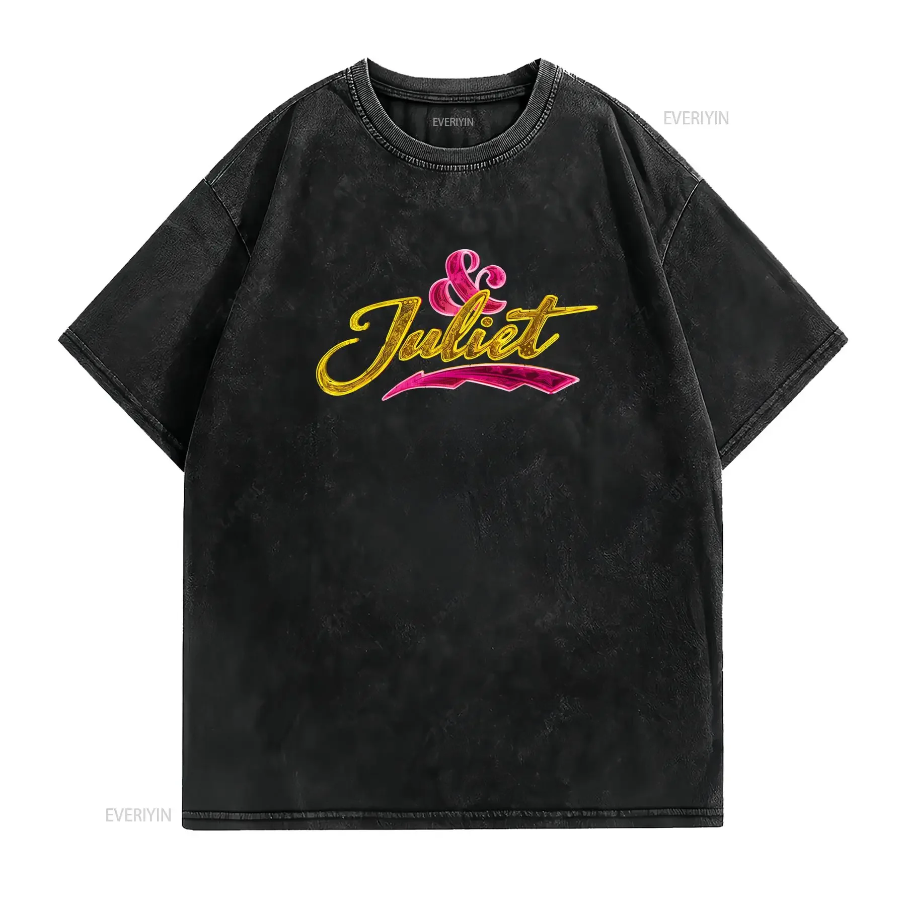 Juliet The New Hit Musical T Shirt Ideas Broadway Lover hoodie vintage Washed Casual Breathable Top For Everyday Wear Stylish