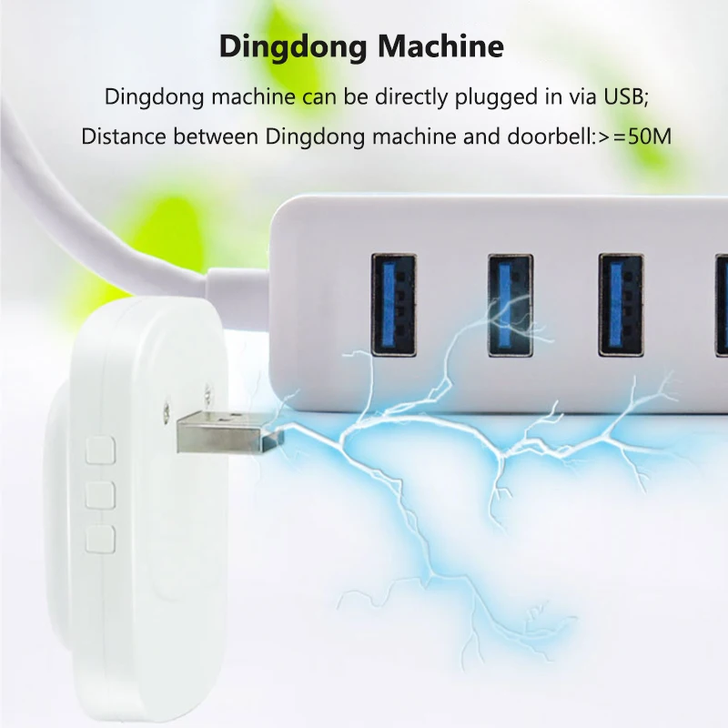 WIFI Smart Visual Doorbell HD Camera Night Vision Wireless Surveillance Video Door Bell Two Way Intercom Voice Change For Home