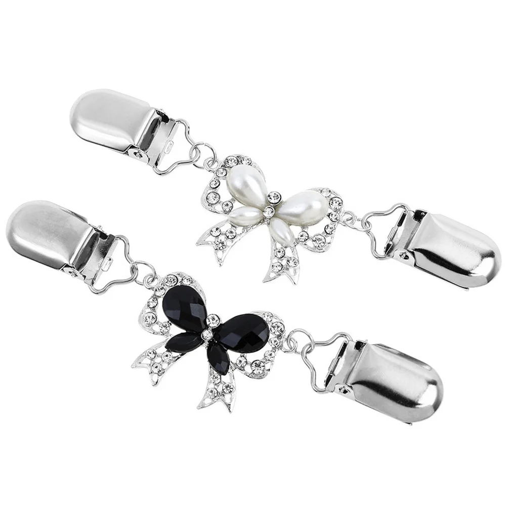 2 قطعة وشاح دقيق مشبك سبائك الزنك الملابس الديكور أنيق كل مباراة مقاطع سترة سترة طوق كليب الزفاف يؤرخ #2