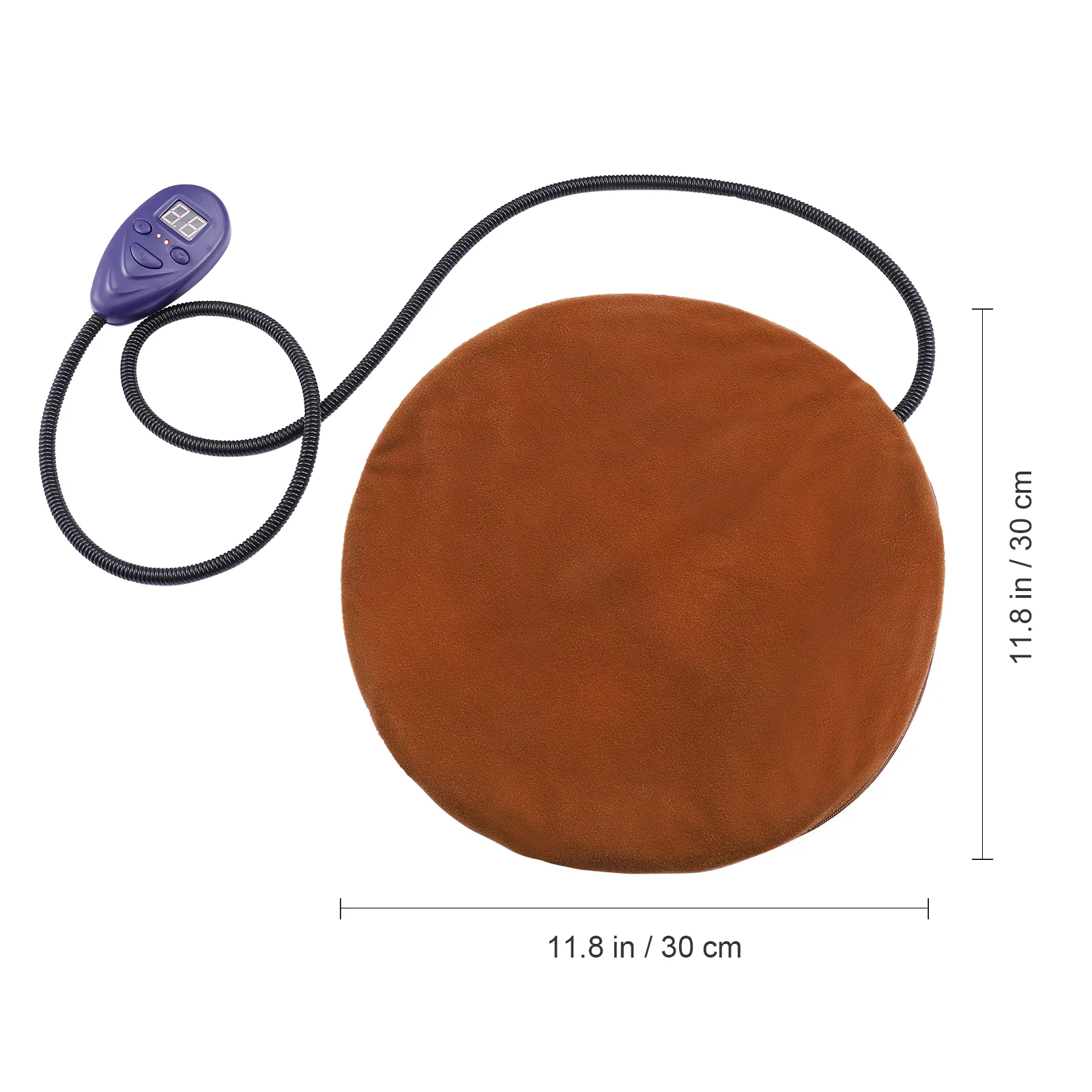 

POPETPOP Pet Heating Pad 15W Electric Cat Dog Heater Bed Mat 7 Grade Temperature Control Chew Resistant Cord Washable Cover with