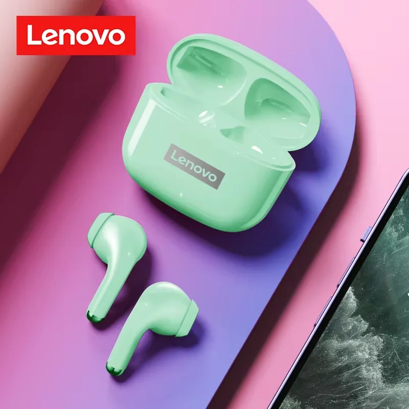 Neue Lenovo LP40 Pro TWS Bluetooth V5.3 Kopfhörer Smart Touch Control mit Freisprechanruf-Headset, geräuschisolierende Kopfhörer 6