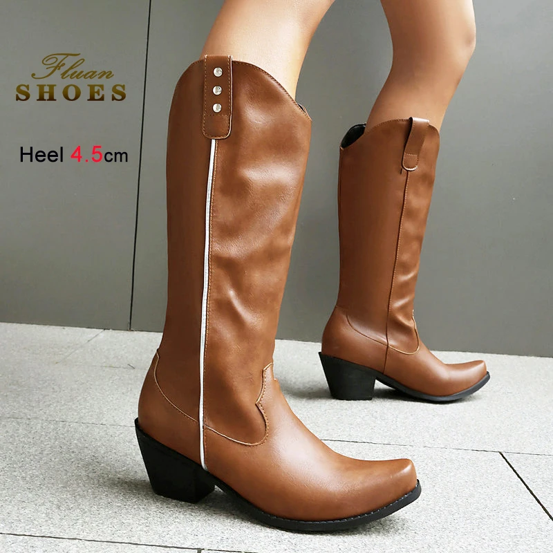 Women Leather Squar… - image