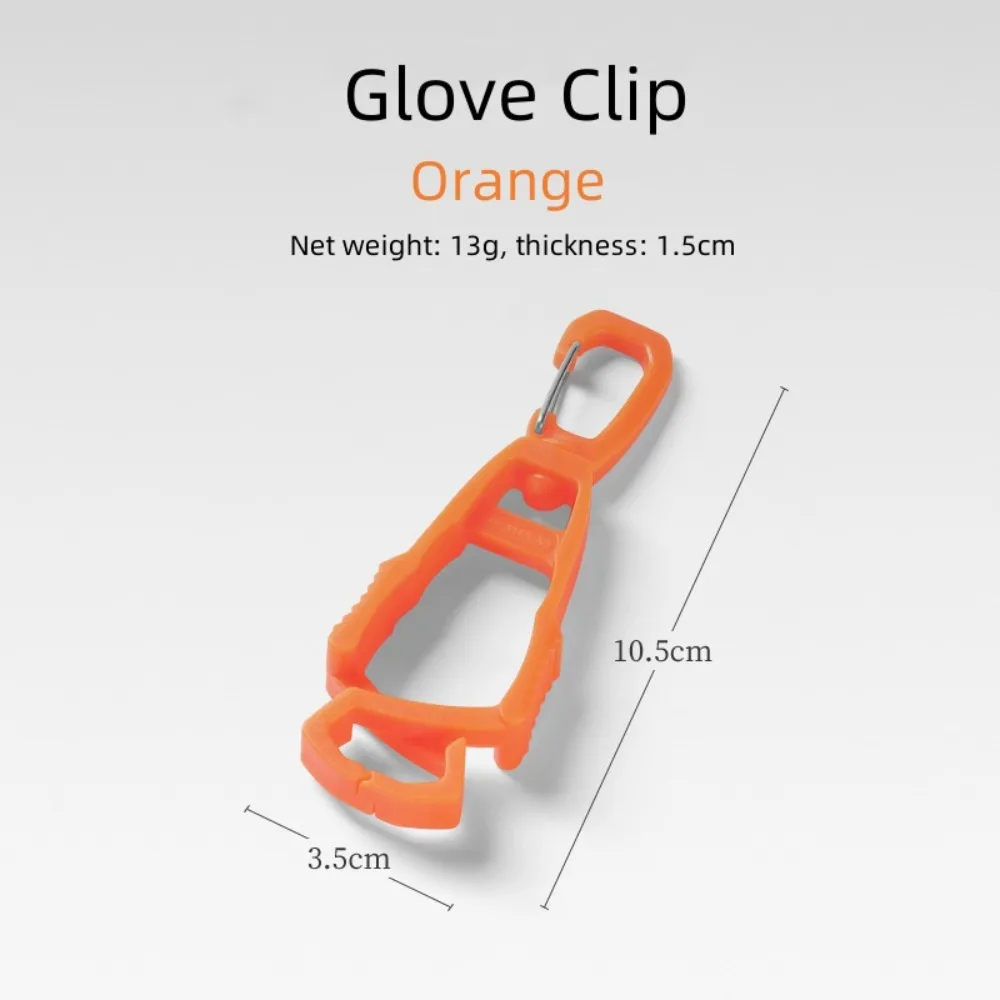 Clip per guanti POM nuova Clip in plastica multiuso Anti-goccia portatile con una pressa per aprire il supporto per guanti da lavoro all\'aperto