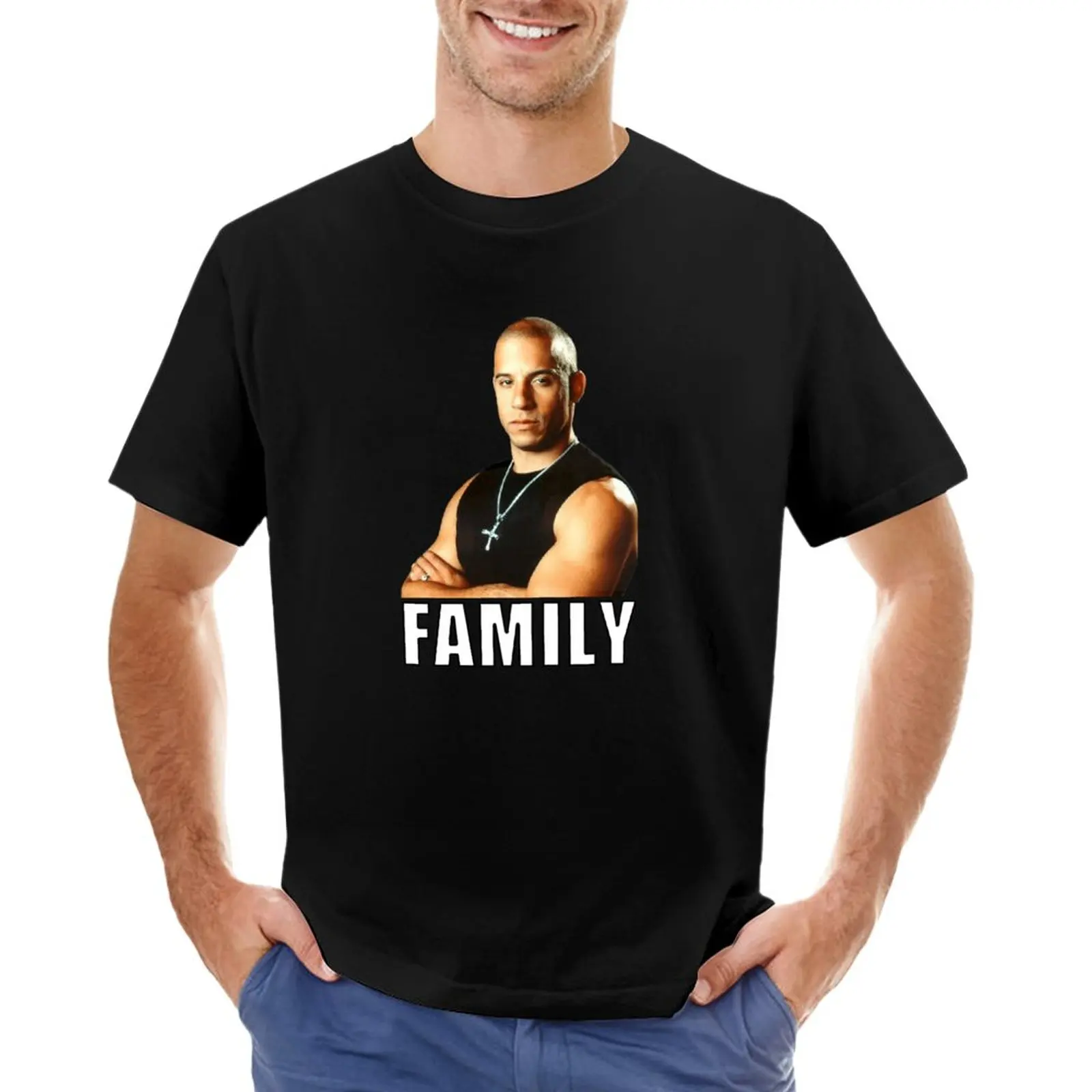 Dom Toretto Fast and Furious Family Meme T-Shirt shirts graphic tees black t shirt mens workout shirts