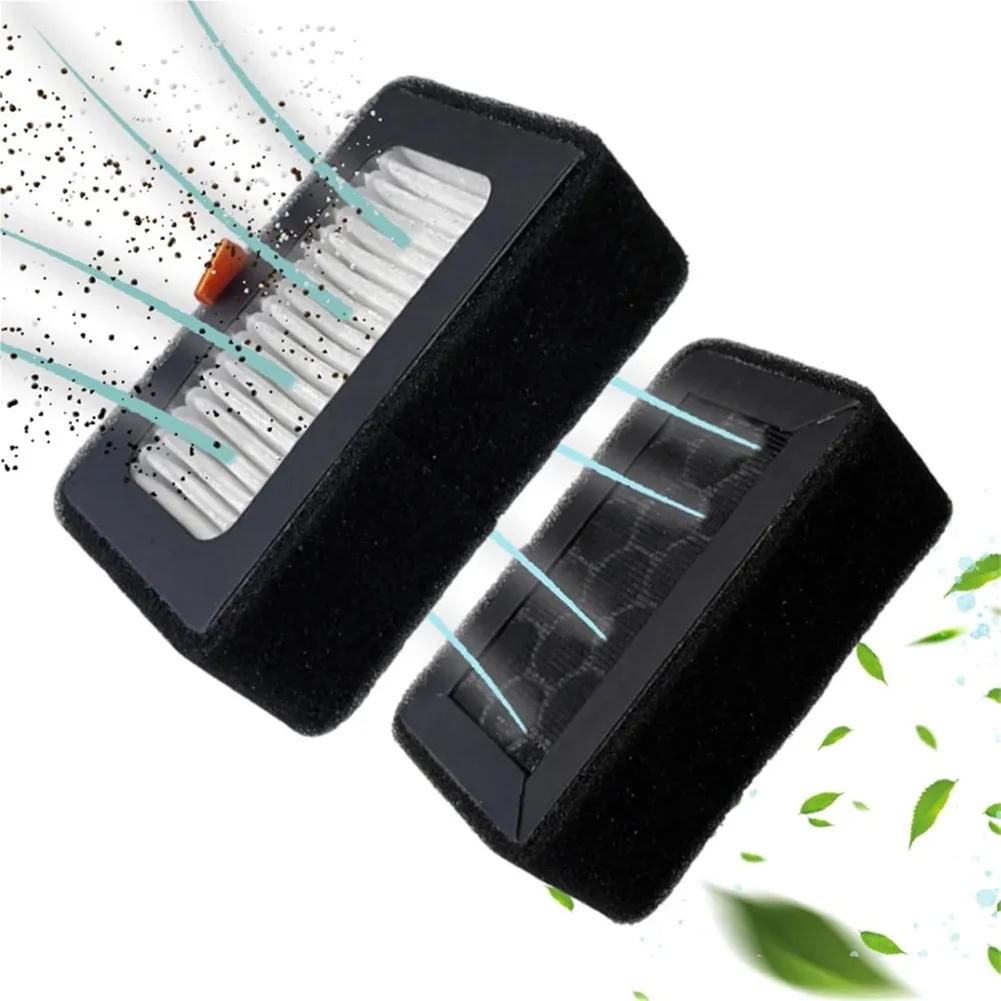 2PCS Dual Layer Activated Carbon Air Filter for Bambu Lab For P1 X1 For 3D Printers Optimized for Enclosed Printing Environments