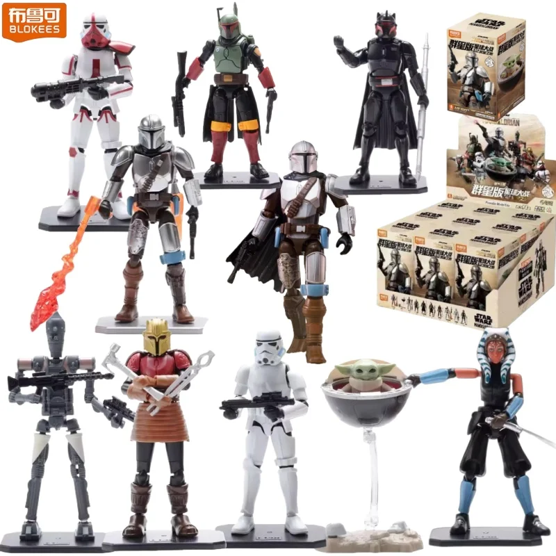 Blokees Star Wars Building Blocks First Version Stormtroopers Boba Fett Anime Assembling Toys Model Bricks Children's Gifts moc
