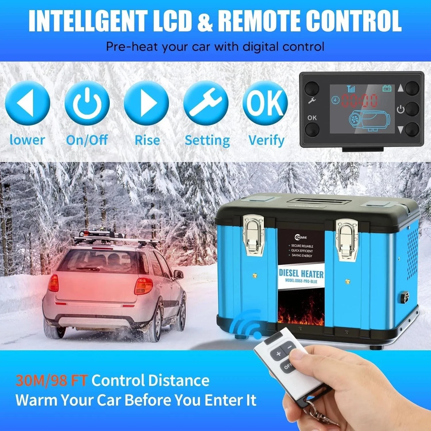 맞춤형 라벨 디젤 에어 히터 8KW 220V/12V/2 - Diesel Parking Heater 8Kw 24V 리뷰 및 가격