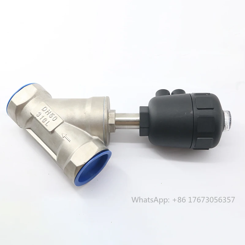 Valve Manufacturer DN25 DN50 Angle Seat Valve Compressor Spare Parts For Screw Air Compressor