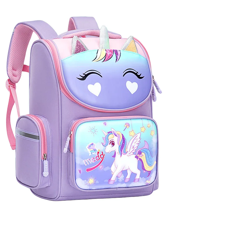 My Little Pony Cute Primary School Students 6-12 Years Old Cartoon Anime Fashion All-match Dirty and Rainproof Leisure Backpack