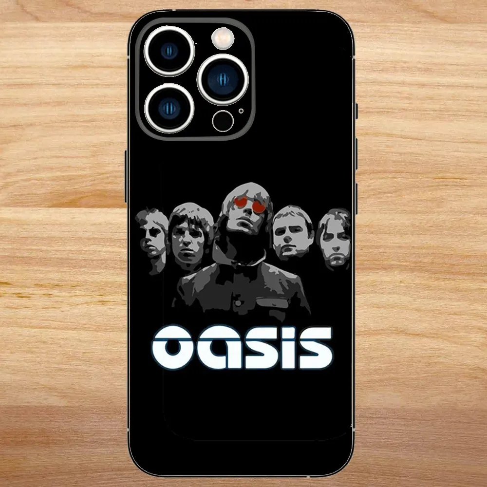 Hot Band-O-Oasis Phone Case For iPhone15,14,13,12,11,Pro,Max,Plus,Mini,X,XS,XR,8,7,6,S,Plus,SE Soft Black Case