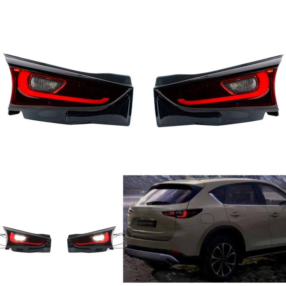 LED Tail Lights For Mazda CX-5 2022 2023 2024 US version Pair Inner Side Rear Lamp KD53513G0 KD53513F0 car assecories