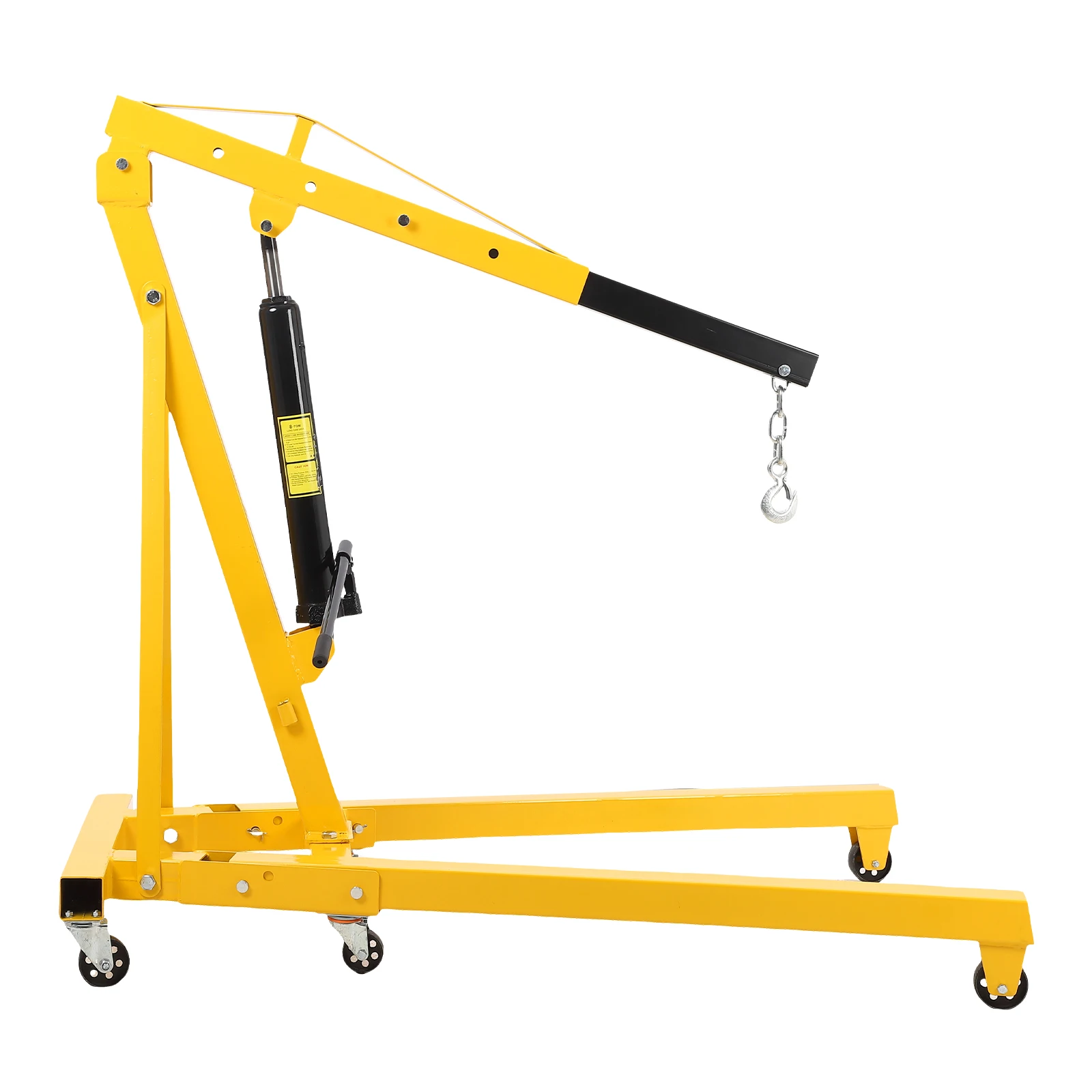 

4000LB Folding Engine Crane Engine Hoist Cherry Picker 2Ton Ship Crane Heavy Duty Steel Lift Garage Workshop Auto Repair