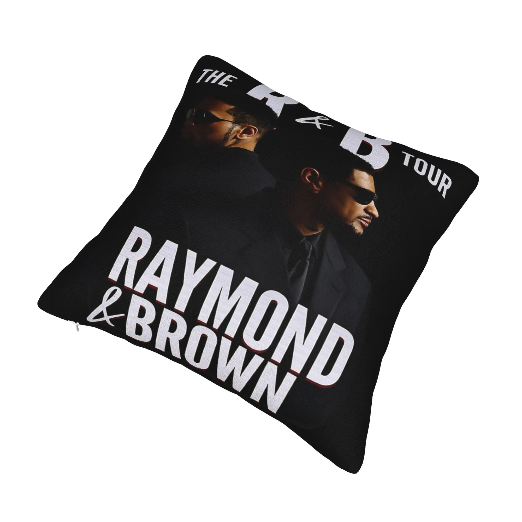 Chris Brown Usher R&B Tour 2026 Pillow Covers Printing Cushion Cover Decoration Throw Pillow Case Cover Car Multi-Size