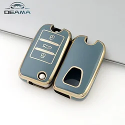 TPU Car Flip Key Case Cover for Roewe RX5 MG3 MG5 MG6 MG7 MG ZS GT GS 350 360 750 Protector Bag Shell Keychain Accessories