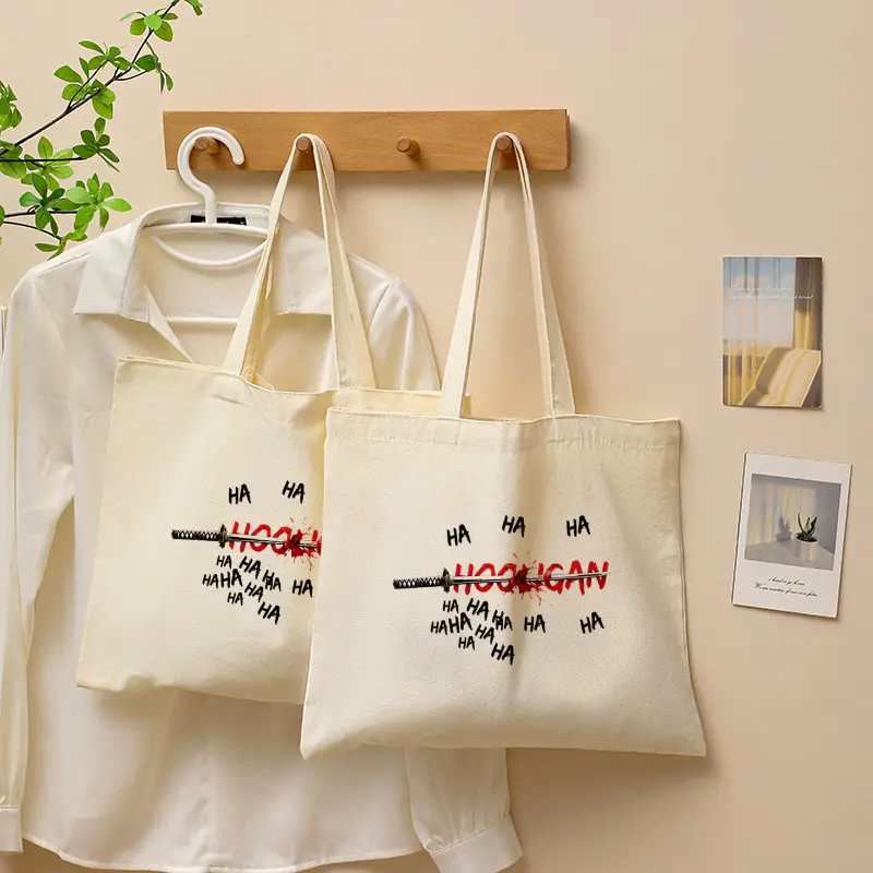 Hooligans Album Arirang 2.0 World Tour 2026 Canvas Tote Bag Shoulder Bag Reusable Grocery Shopping Bags Women Kpop Fan Gift