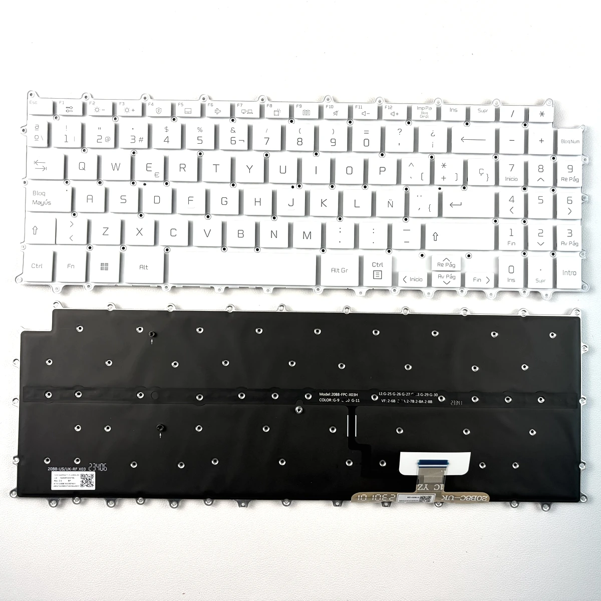 Spanish Backlit Laptop Keyboard For LG Gram 16Z90P 16ZD90P 16Z90PD 16Z90PC 15Z90P 15Z90P-G 15Z90P-K 15Z90P-N 15Z90P-P Series