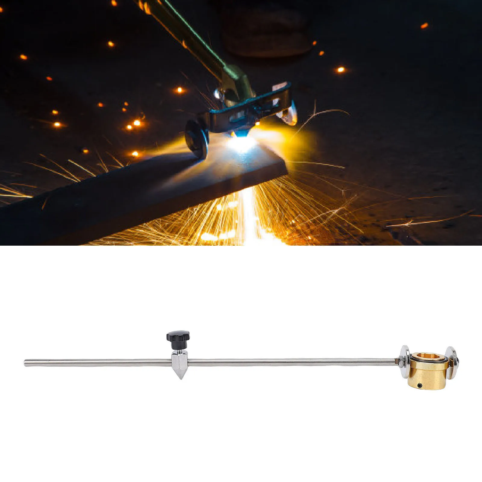 

Guide Roller Fit for S55 S45 S25 Plasma Cutter Dual Wheel Welding Torch Guide Compass