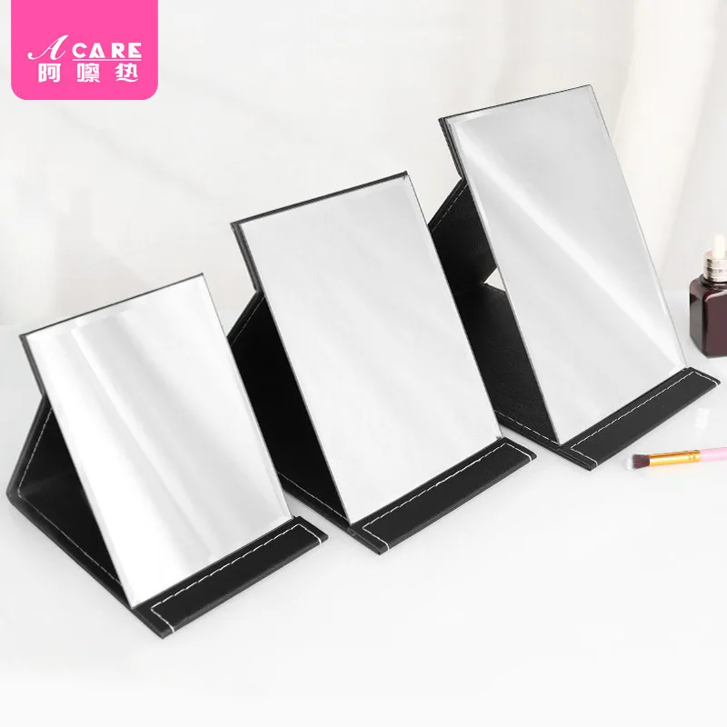 DX01/Mirror/Folding/A1PQ0-Easy-to-Use Cosmetic Mirror Folding Mirror Large Small Size Male HD Desktop Student Dormitory