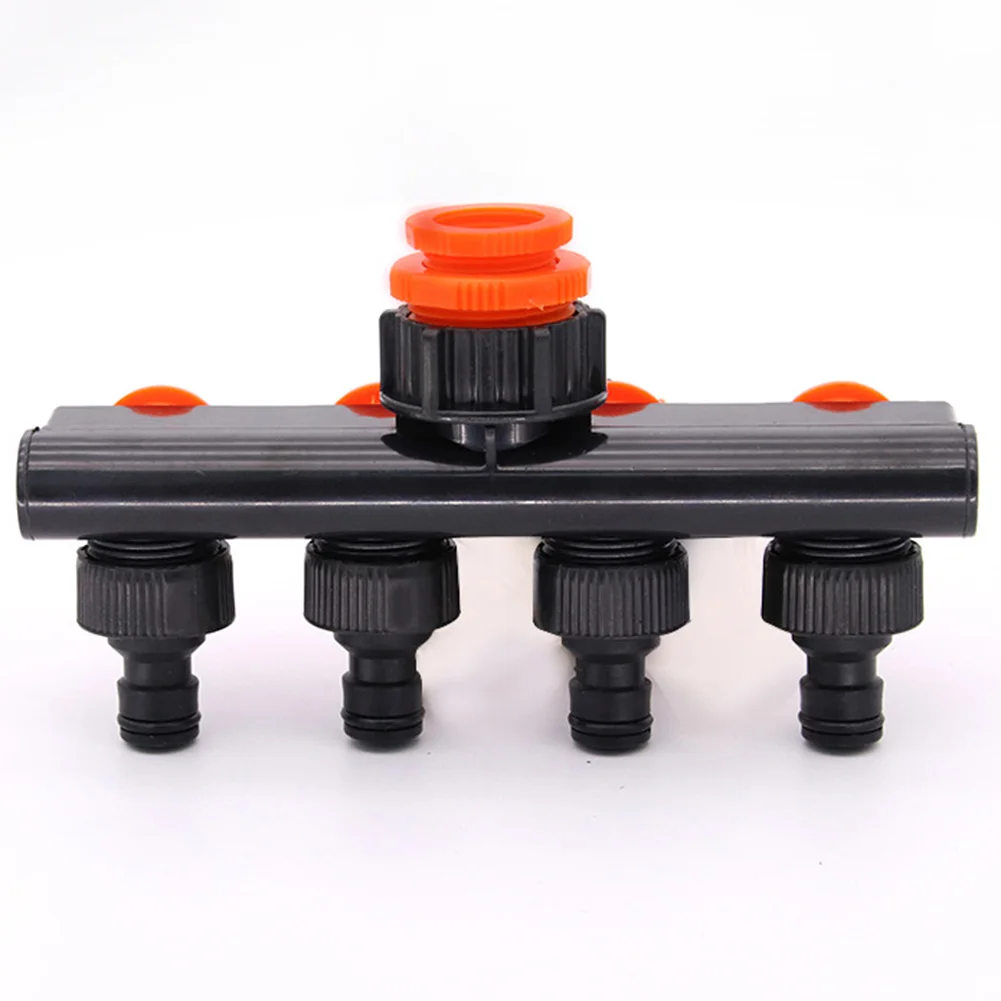 

Reliable 4 Way Water Diverter Connector for Garden Hose Provides Optimal Water Flow to Multiple Hoses or Nozzles