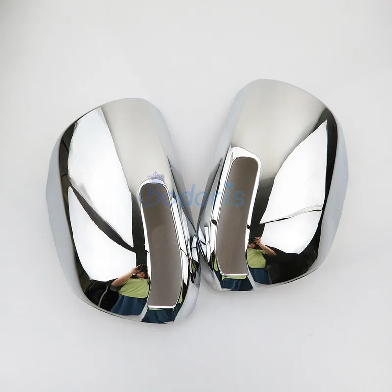 For Toyota Alphard 2.0 Vellfire AH20 2008 2009 2010 2011 2012 2014 2015 Chrome ABS Side Wing Mirror Cover Rearview Caps Overlays