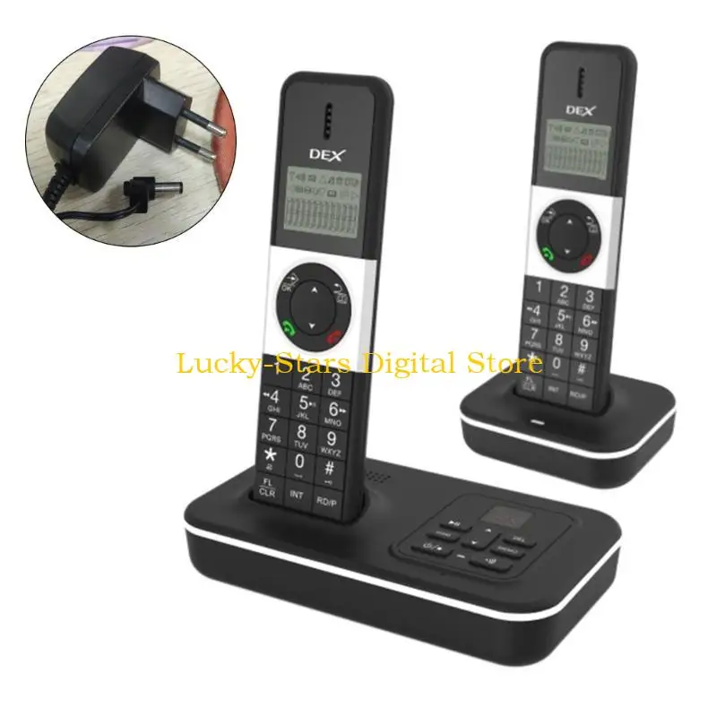 T3ee Telefono cordone con chiamante in attesa assistenza 16 lingue