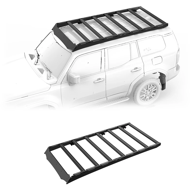 

Hot-selling Latest Models for 4x4 Off Road Accessories Roof Rack for TOYOTA Land Cruiser 250 Roof Rack