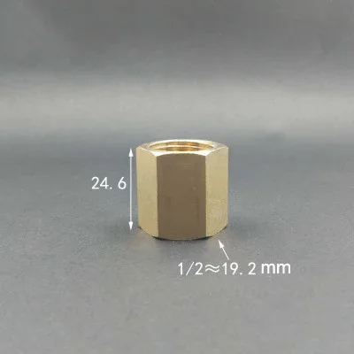 1/8" 1/4" 3/8" 1/2" 3/4" 1" BSPP Female Brass Coulper Equal Reducer Pipe Fitting Connector Adapter Water Fuel Gas Oil