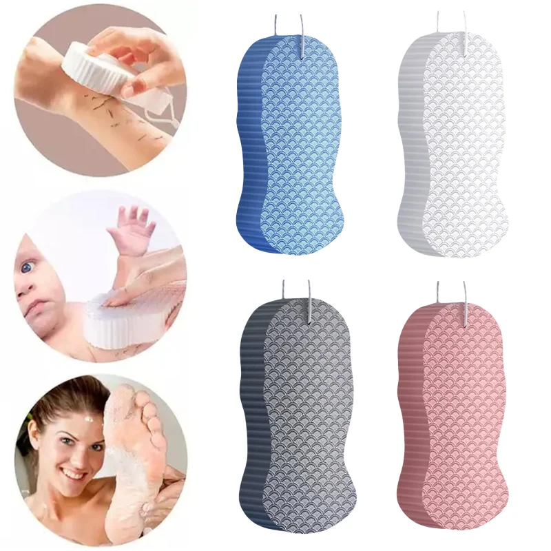 

Мягкая губка-мочалка для душа, отшелушивающая, для ухода за кожей, расслабляющая, для мытья тела