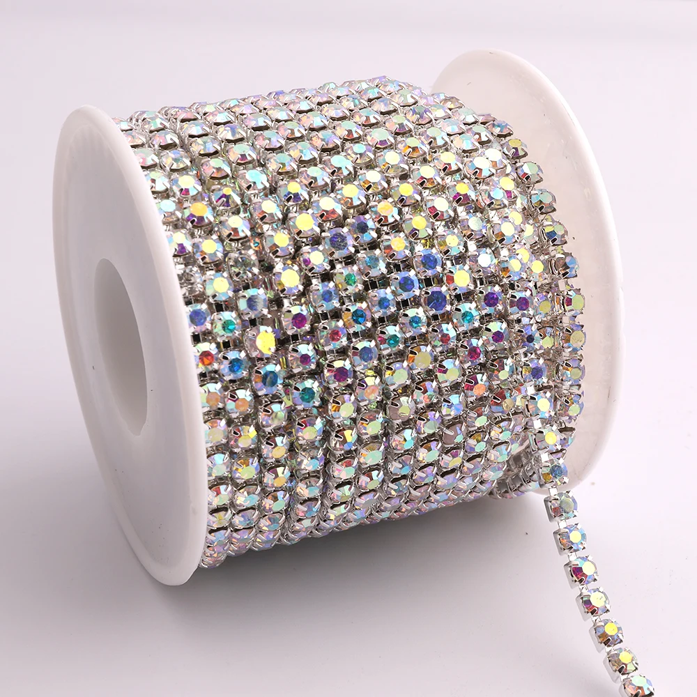 Claw Chain Glitter Crystal Strass Trim