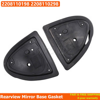 2Pcs Car Exterior Door Mirror Gasket Side Mirror Gasket Seals 2208110298 For Mercedes‑Benz W220 S320 S350 S430 1999-2006