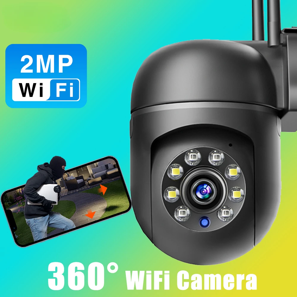 

Wifi camera outdoor waterproof camera security auto tracking wifi surveillance camera in home for garden protection night vision