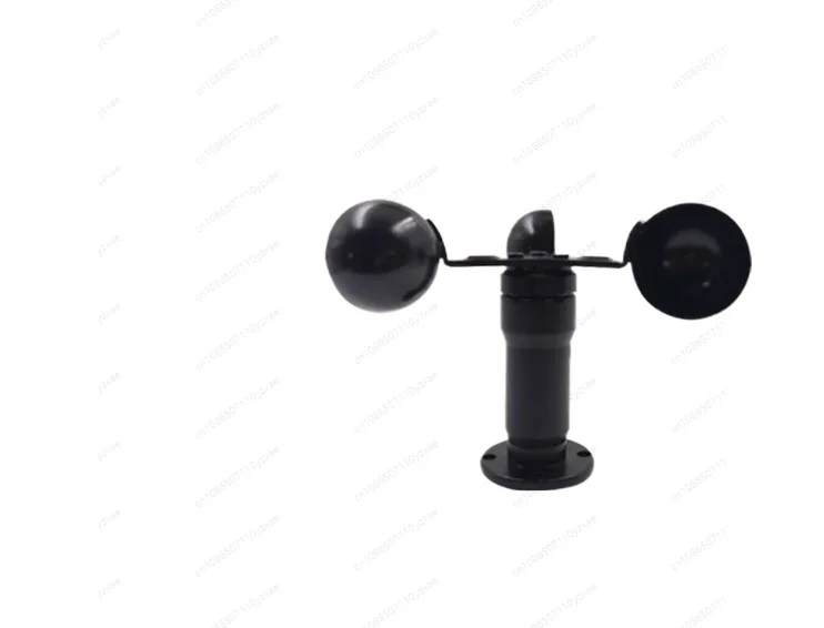 Industrial Wind Speed Anemometer, ABS 3 Cup Wind Sensor RS485 Signal Output for Farm Tower Crane Meteorological Monitoring
