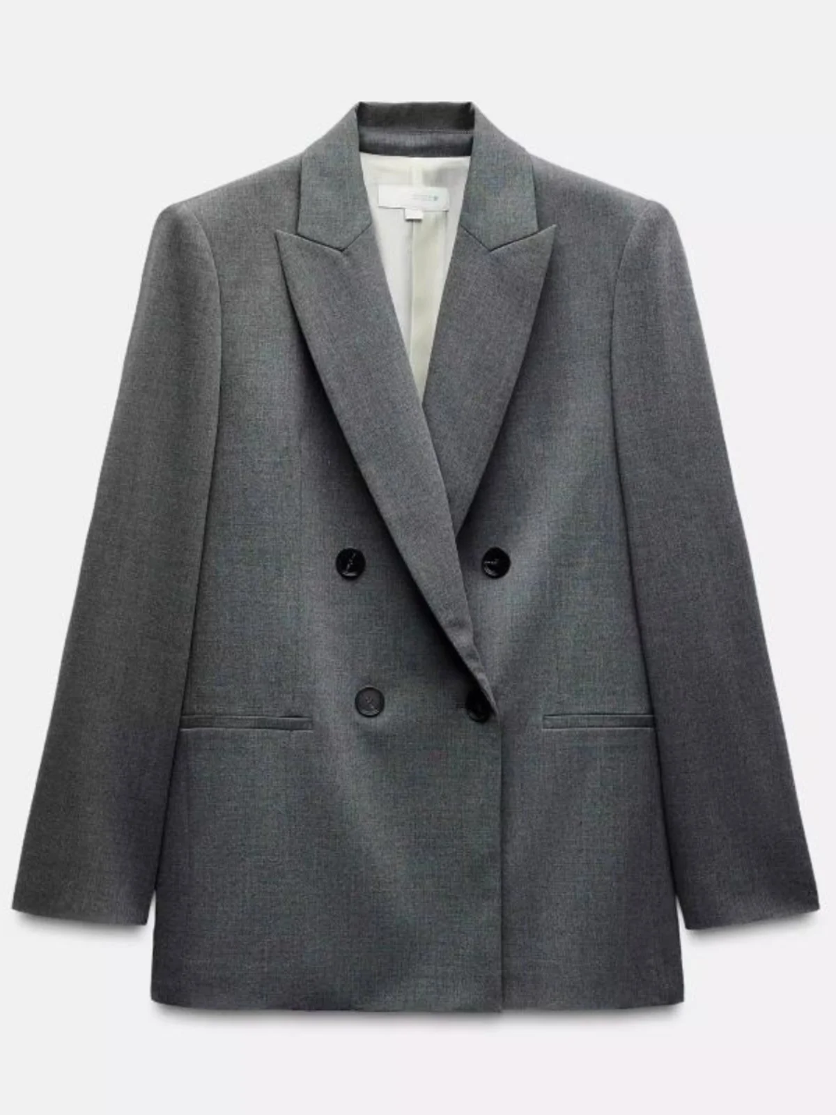 

Spring 2025 New Arrival Women's Commute Sle Long Sve Double Breasted oulder Pad Suit Jaet Ele Faionable